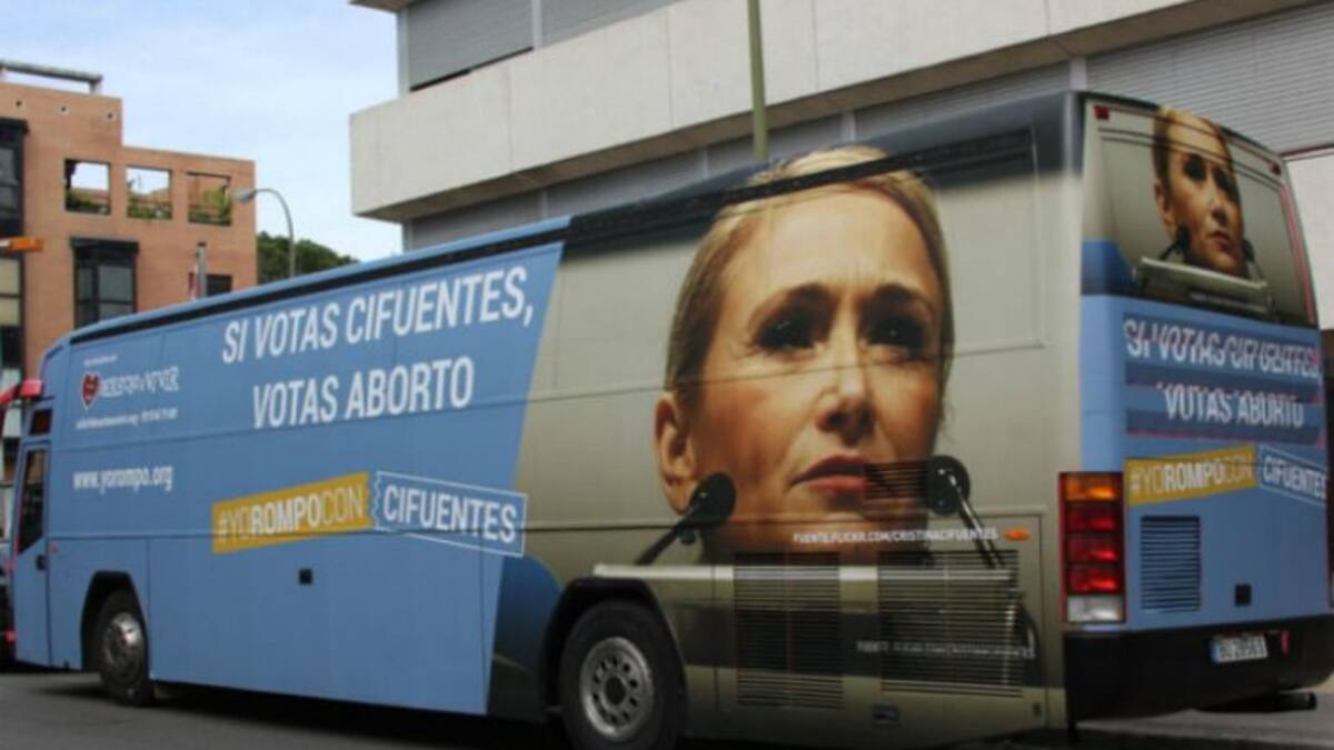 El Supremo avala a un grupo provida que hizo campaña contra Cifuentes