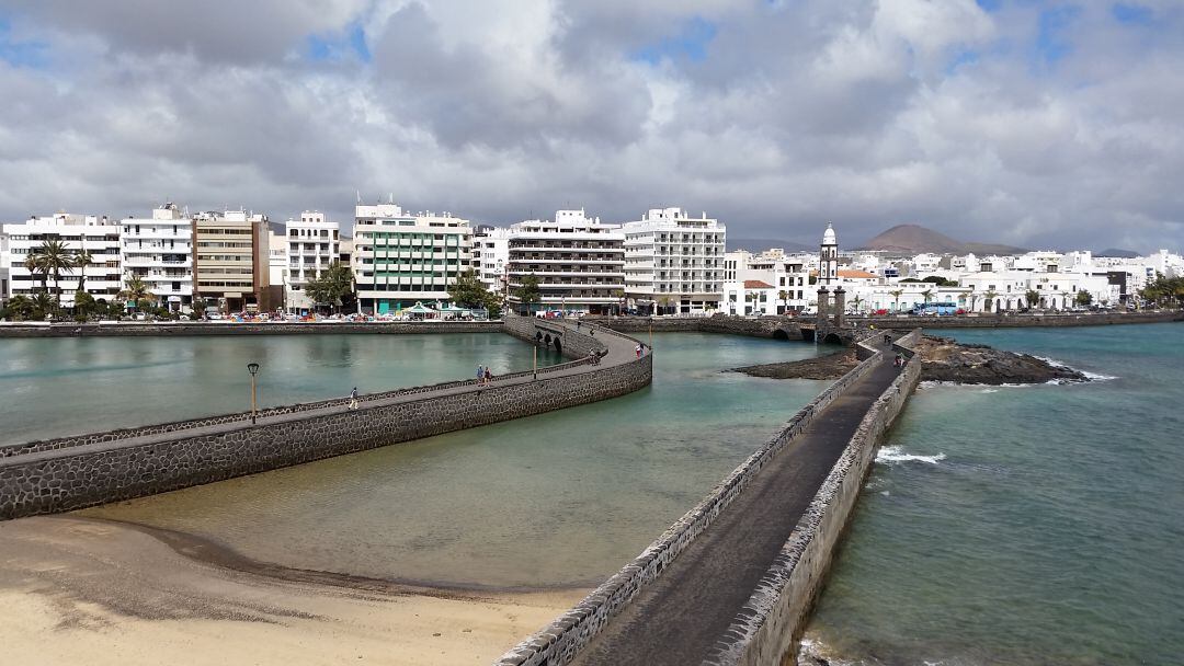 Arrecife, vista desde el castillo de San Gabriel.