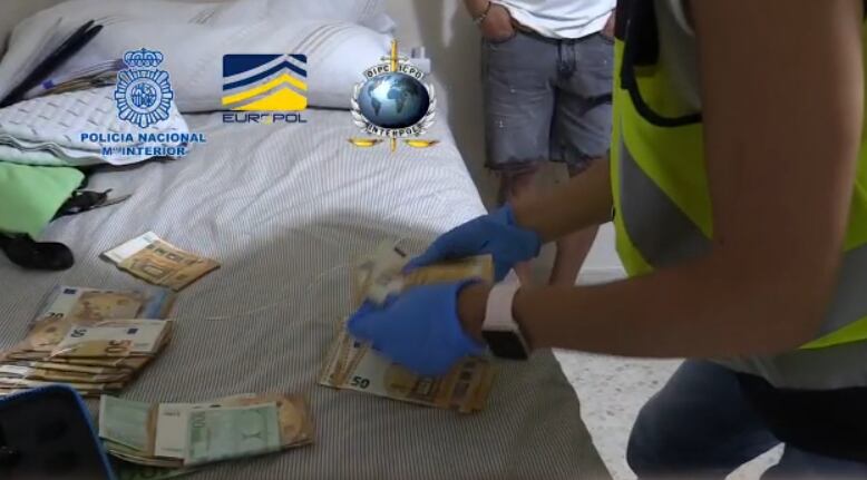 Un momento del operativo