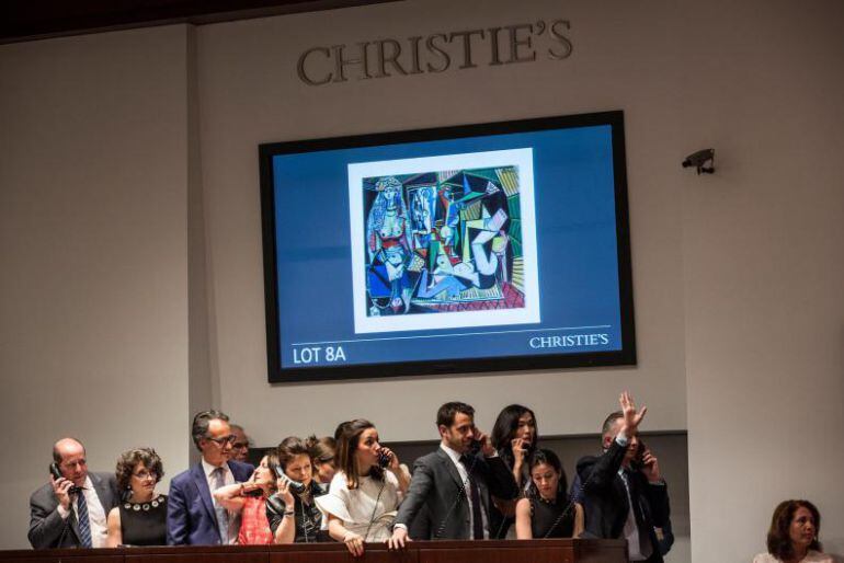 &#039;Mujeres de Argel&#039; (Versión &#039;O&#039;) de Picasso fue adjudicado por Christie&#039;s en 2015 por 158 millones de euros.