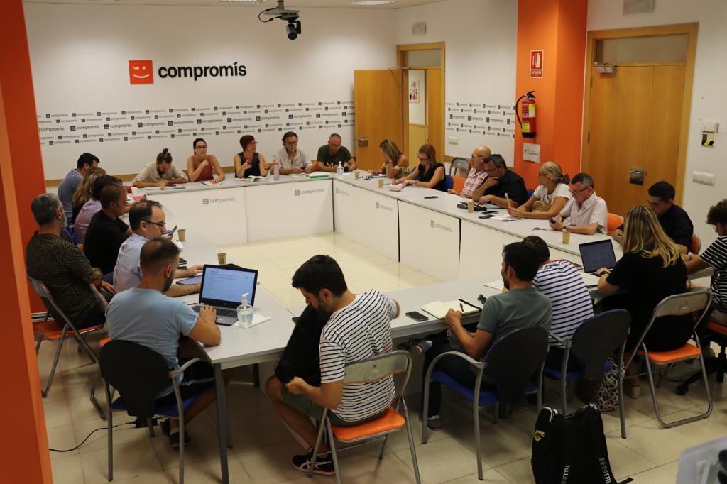 Reunión de la Ejecutiva de Compromís