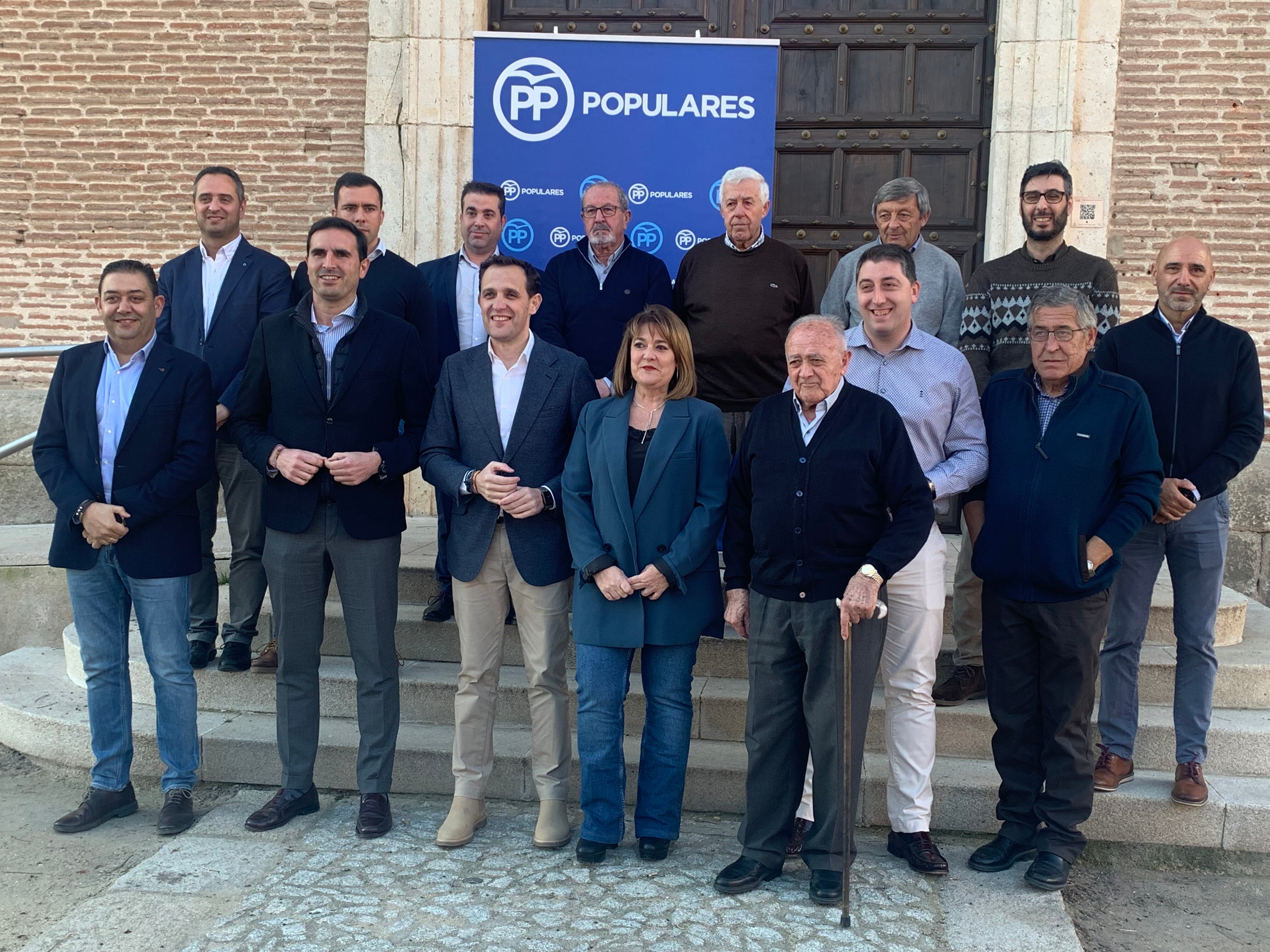 Presentación de algunos candidatos del PP en la zona sur de Valladolid