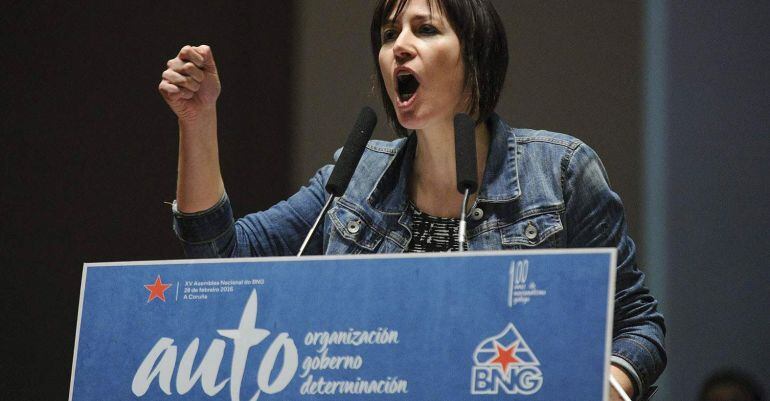 La parlamentaria Ana Pontón ha sido elegida portavoz nacional del BNG, un cargo en el que releva a Xavier Vence, durante la XV asamblea nacional del partido celebrada en A Coruña. 