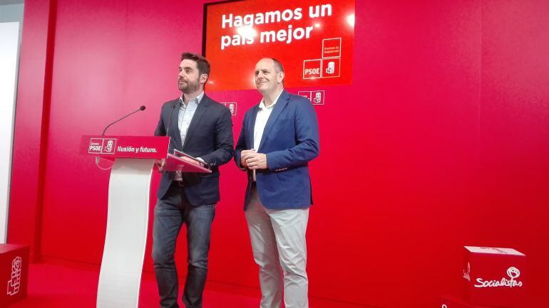 Antidio Fagúndez y José Luis Acebes en rueda de prensa