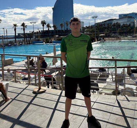 Diego Roselló en el Campeonato de España en Barcelona