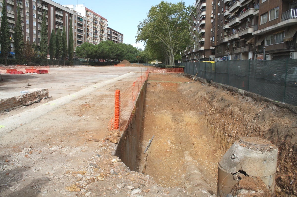 Obras Paseo San Gregorio de Puertollano