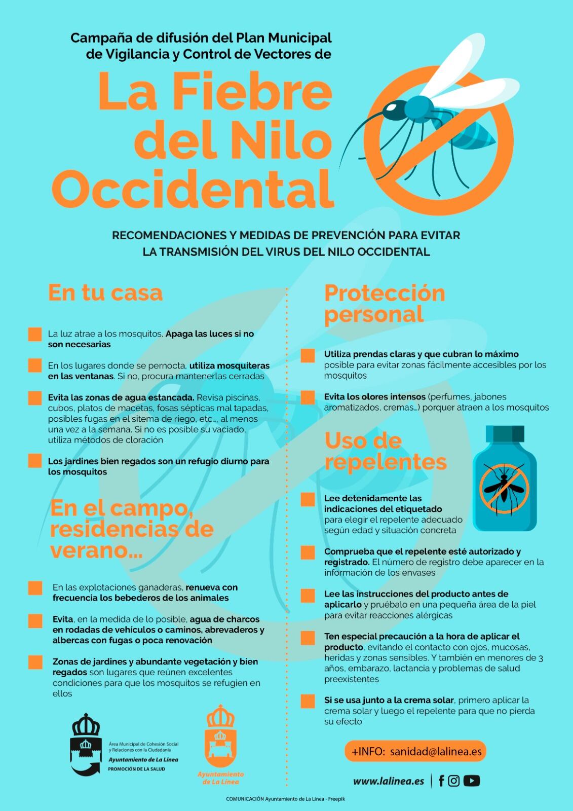 Prevención contra el Virus del Nilo