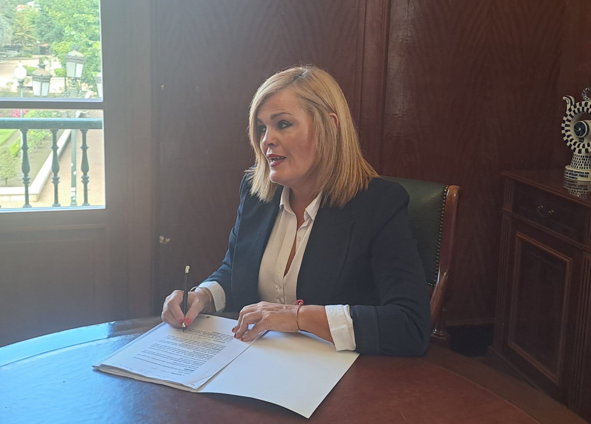 Digna Rivas, alcaldesa de Redondela