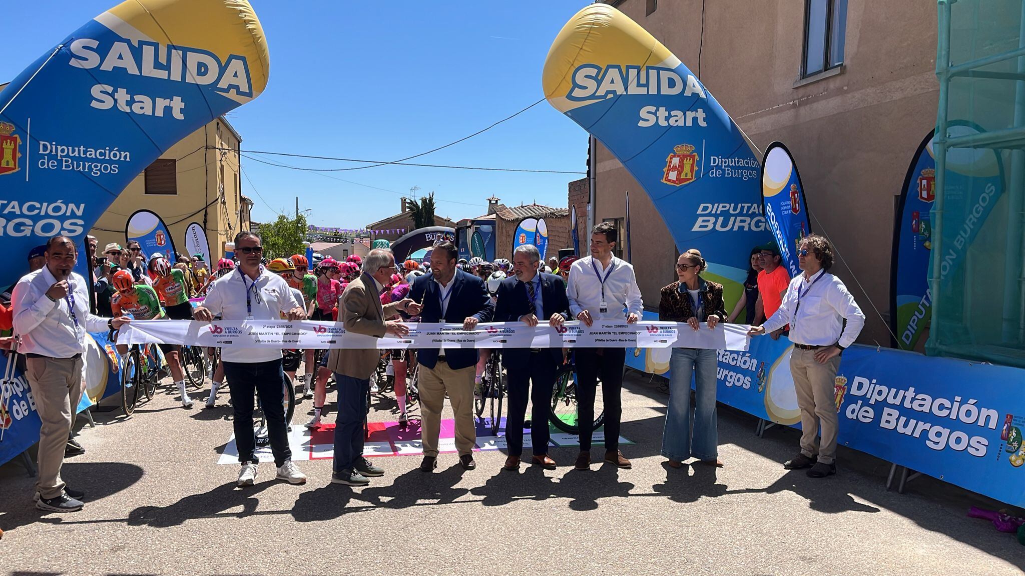 Salida Vuelta a Burgos en Villalba
