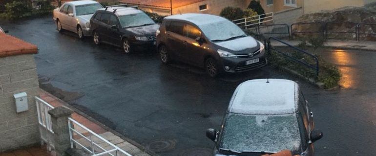 Nieve en A Zapateira