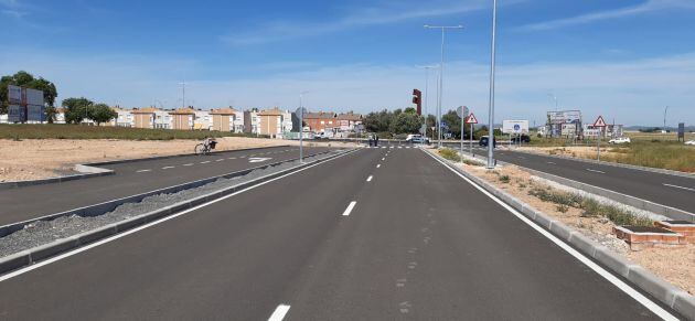 Tramo Ronda Norte dirección carretera de Toledo