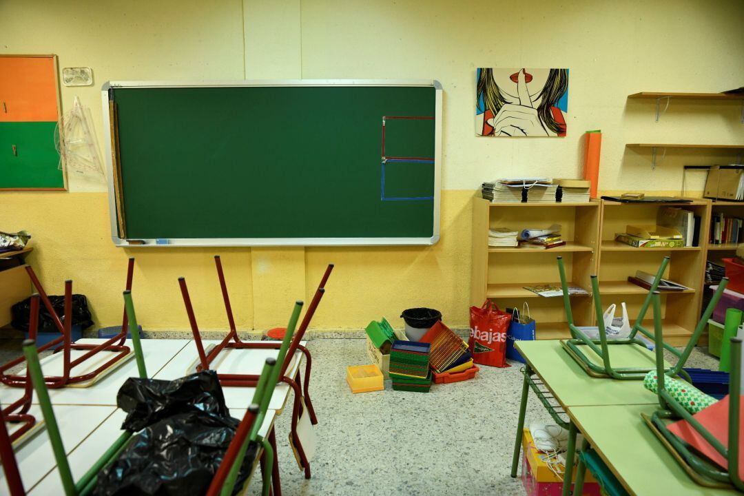 Aula de un colegio de Educación Infantil y Primaria 