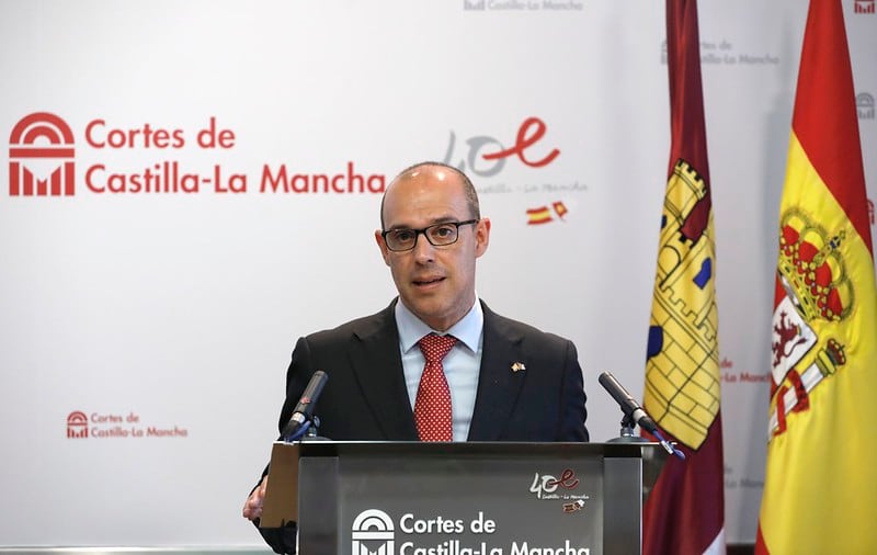 Pablo Bellido, presidente de las Cortes de Castilla-La Mancha