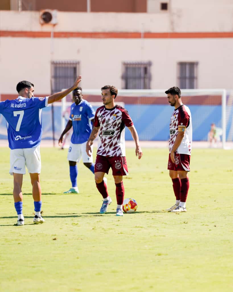 Adri durante el partido ante el Melila