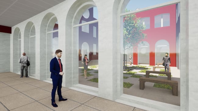 Recreación informática de las instalaciones municipales