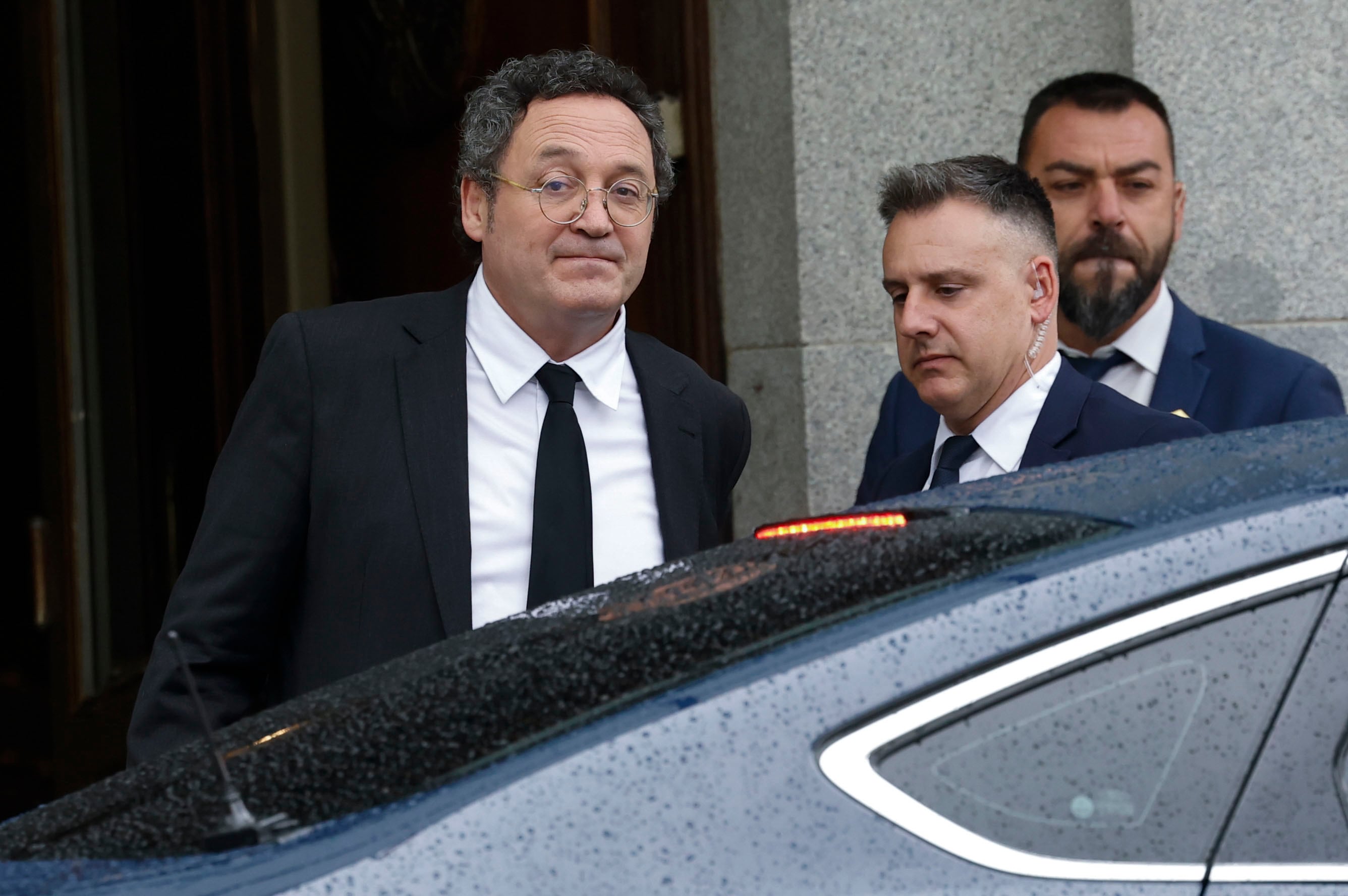 El fiscal general del Estado, Álvaro García Ortiz, sale este miércoles del Tribunal Supremo (TS)
