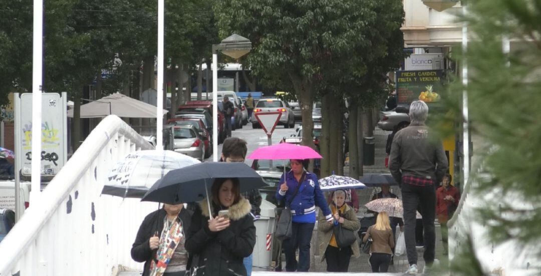 Lluvia en Elche