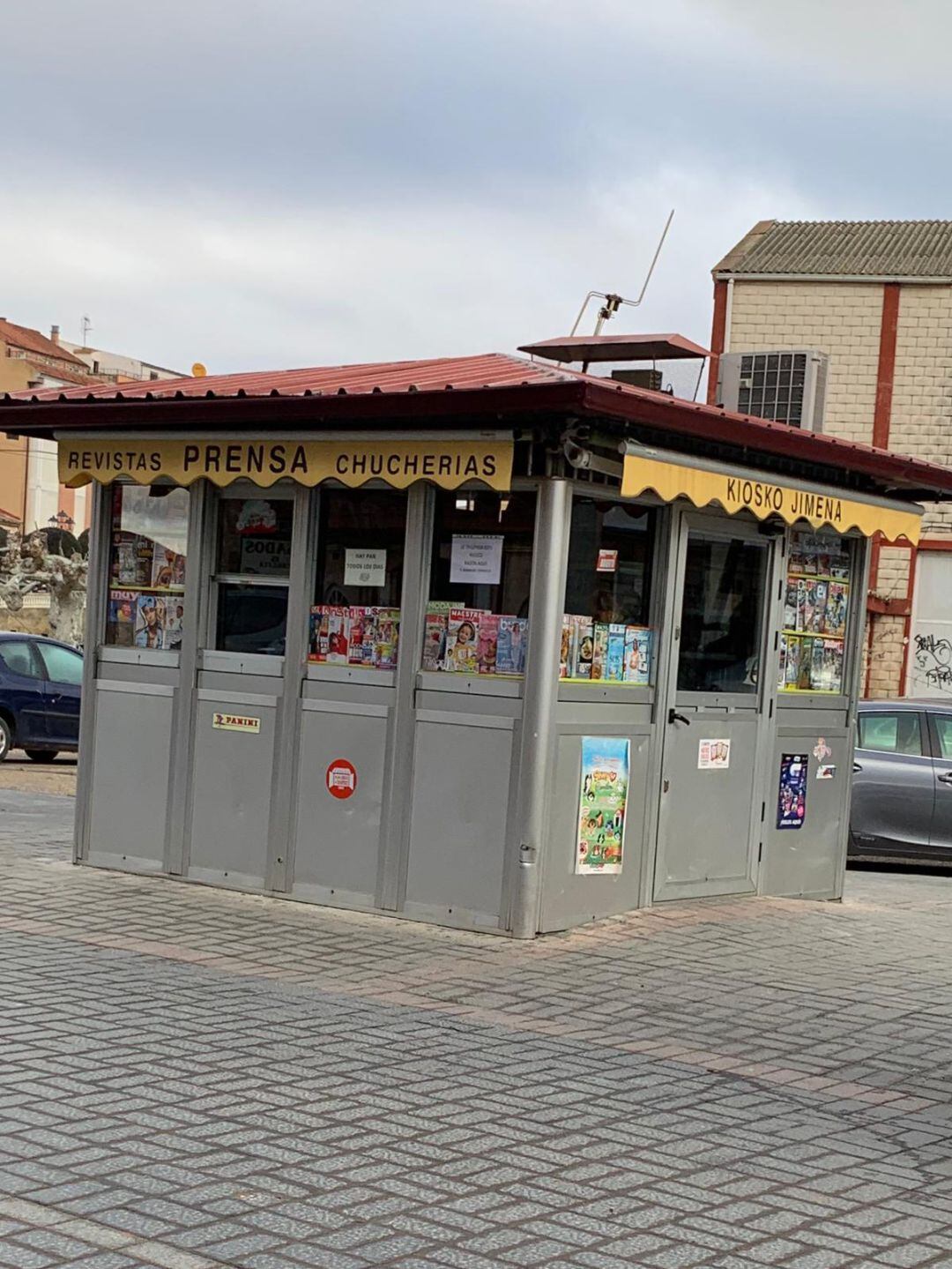 Imagen del actual kiosko en La Cava, Roa