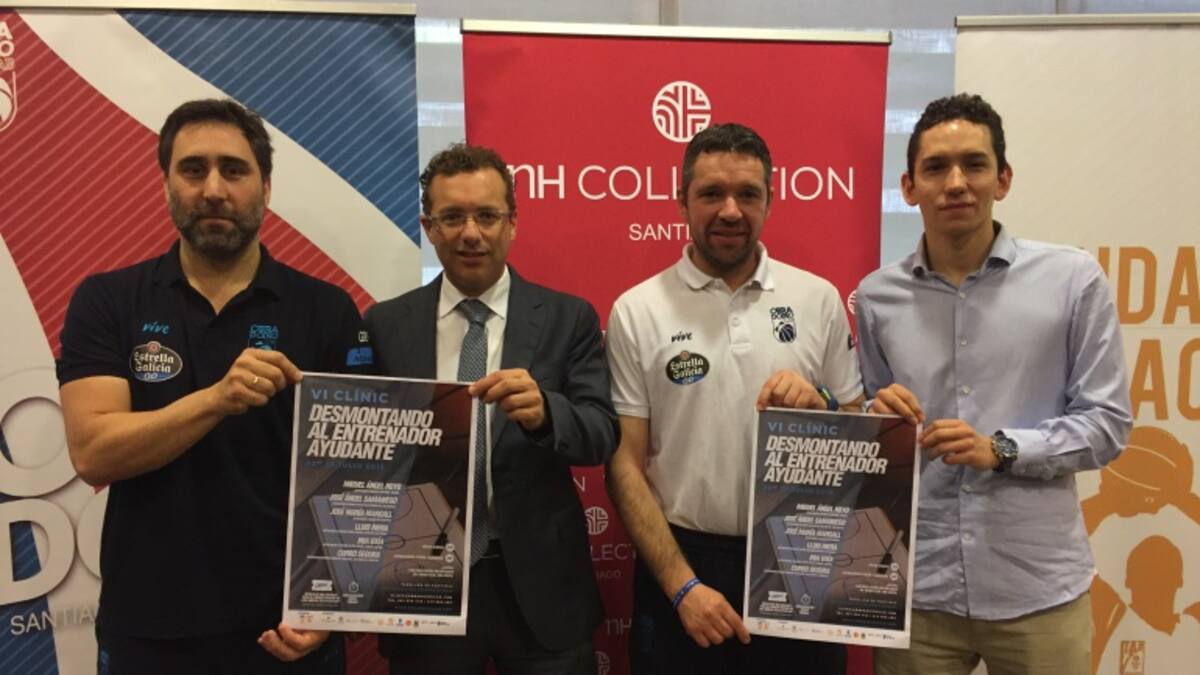 Clínic "Desmontando al Entrenador Ayudante" con cartel de lujo