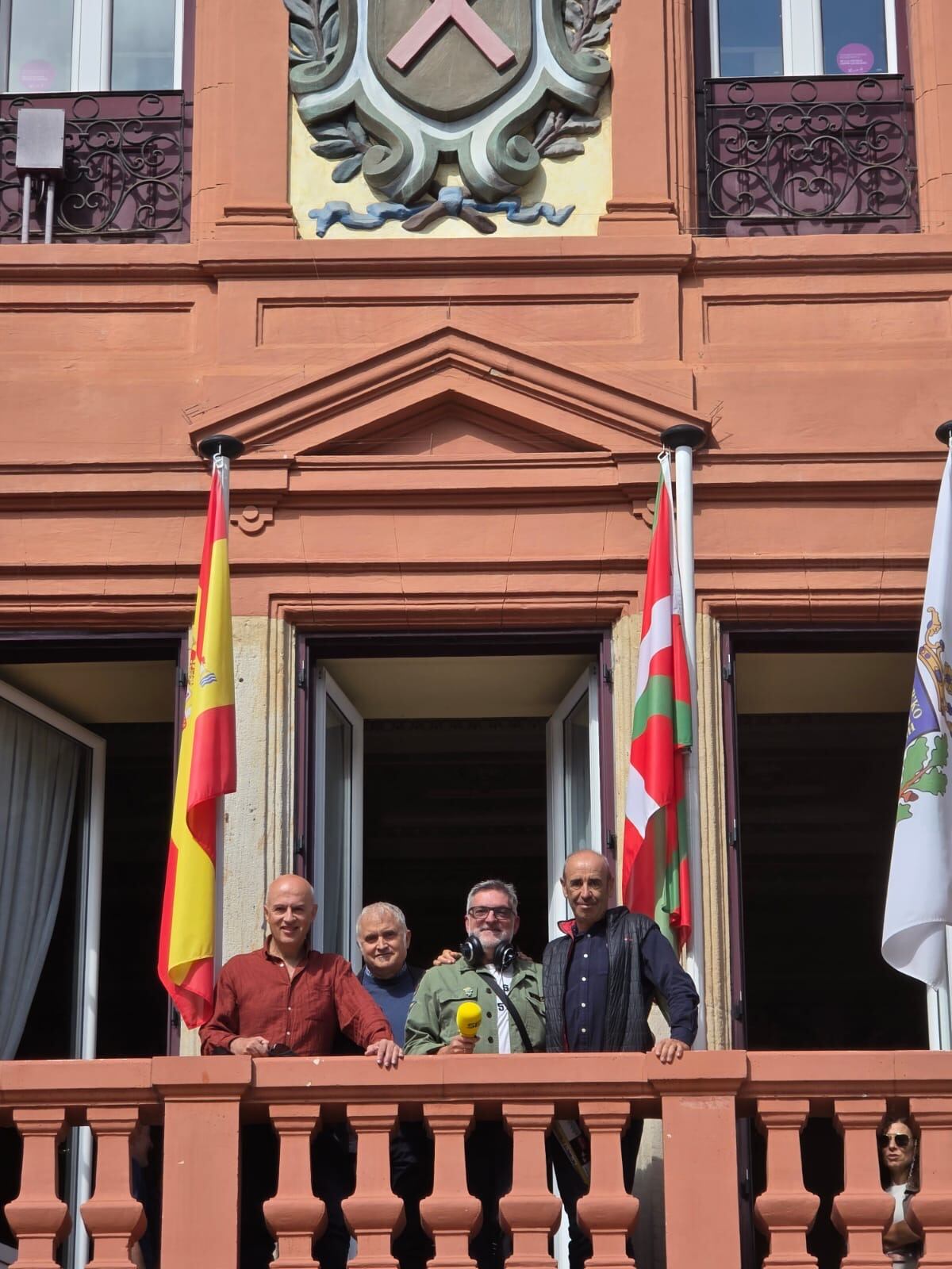 La &quot;vieja guardia&quot; de Radio Eibar: Javier Rodríguez, José Luis Martín, Juanma Cano y Luis García
