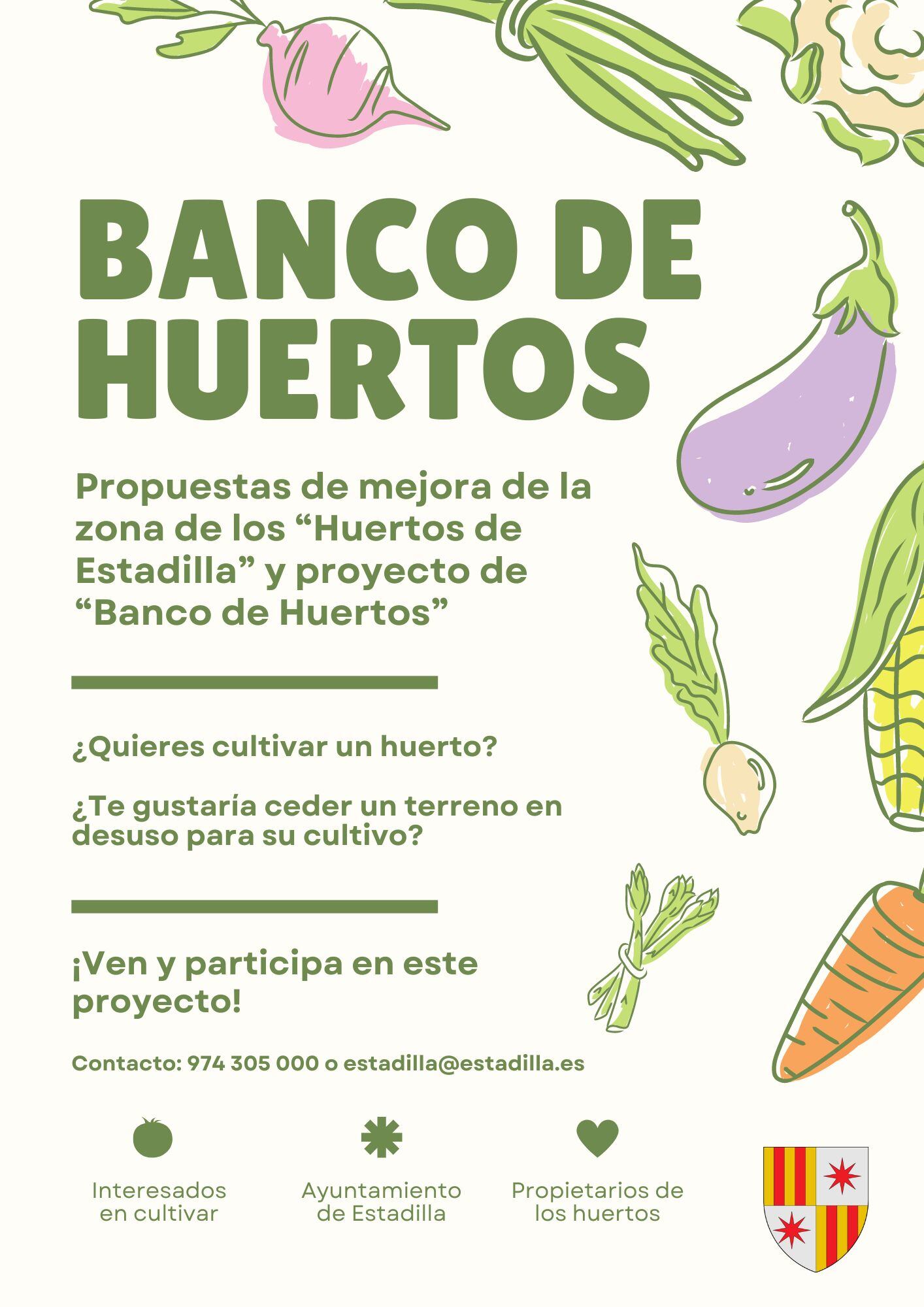 La iniciativa "Banco de Huertos" se pone en marcha en Estadilla