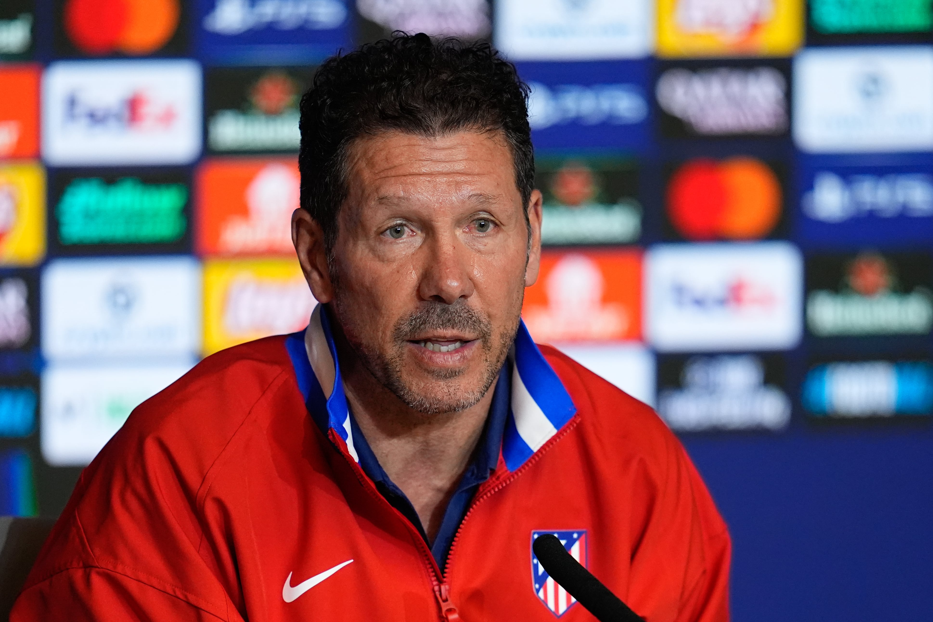 Diego Pablo Simeone durante una rueda de prensa