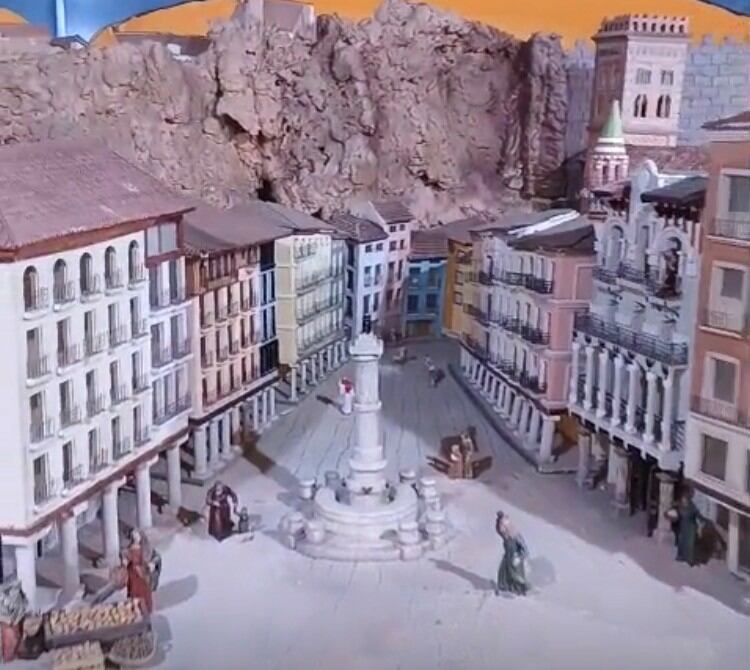 Plaza del Torico en el Belén de San Pedro