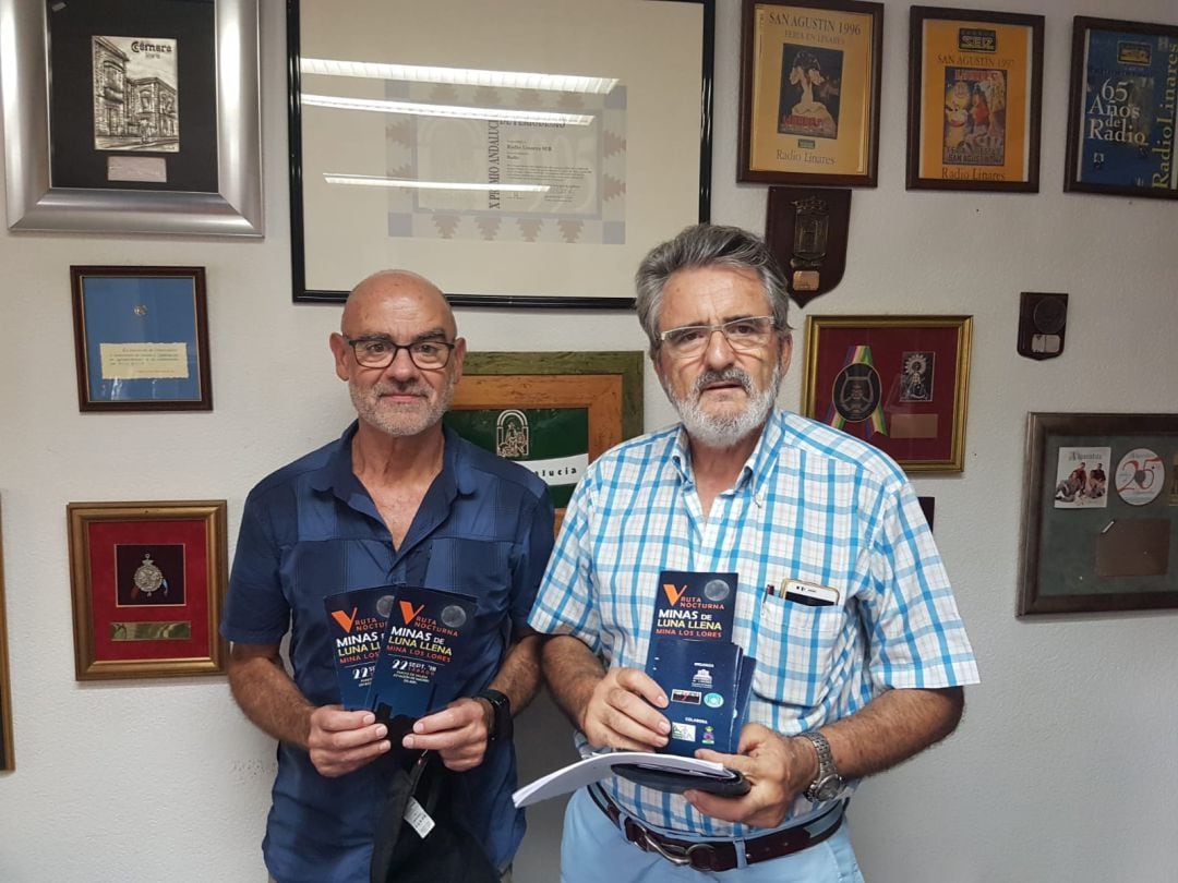 Antonio Ángel Pérez y José Susi en Radio Linares.