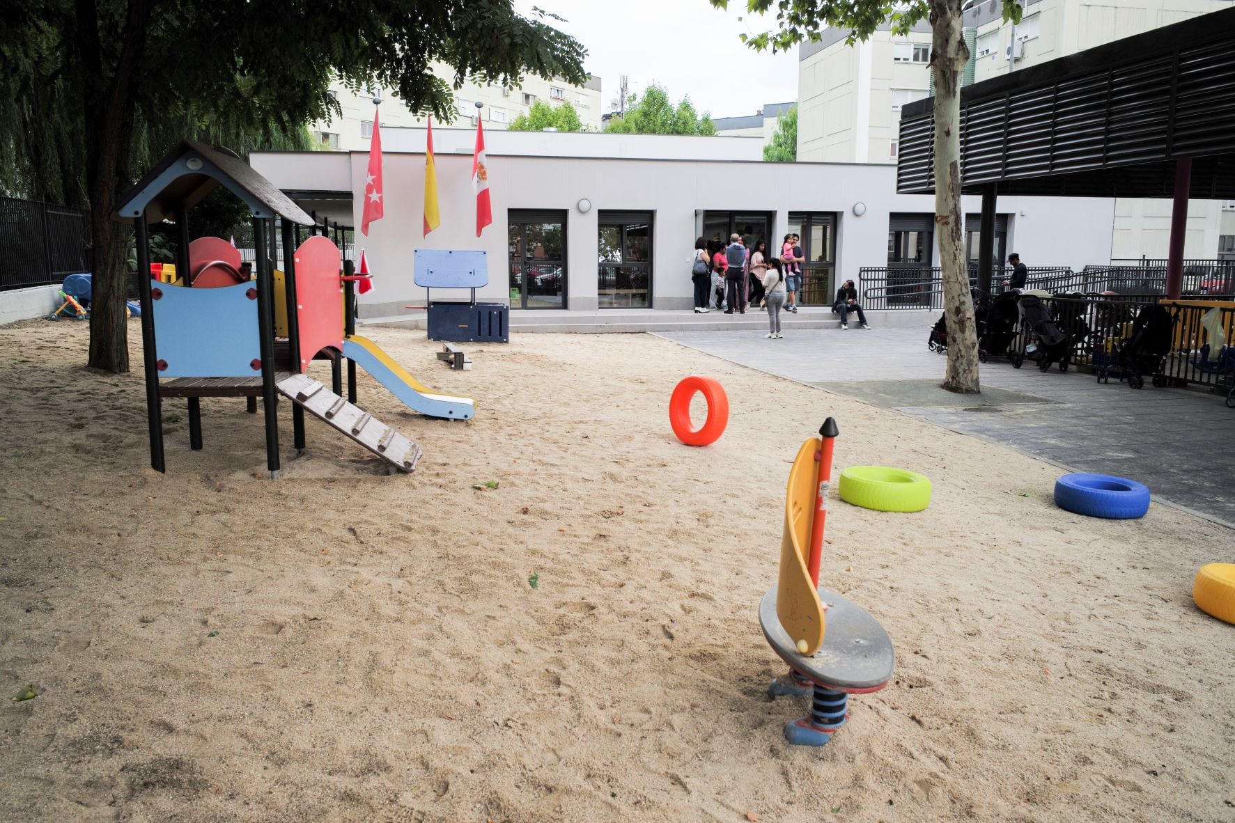 Patio de la Escuela Infantil Municipal &#039;Las Cumbres&#039; de San Sebastián de los Reyes