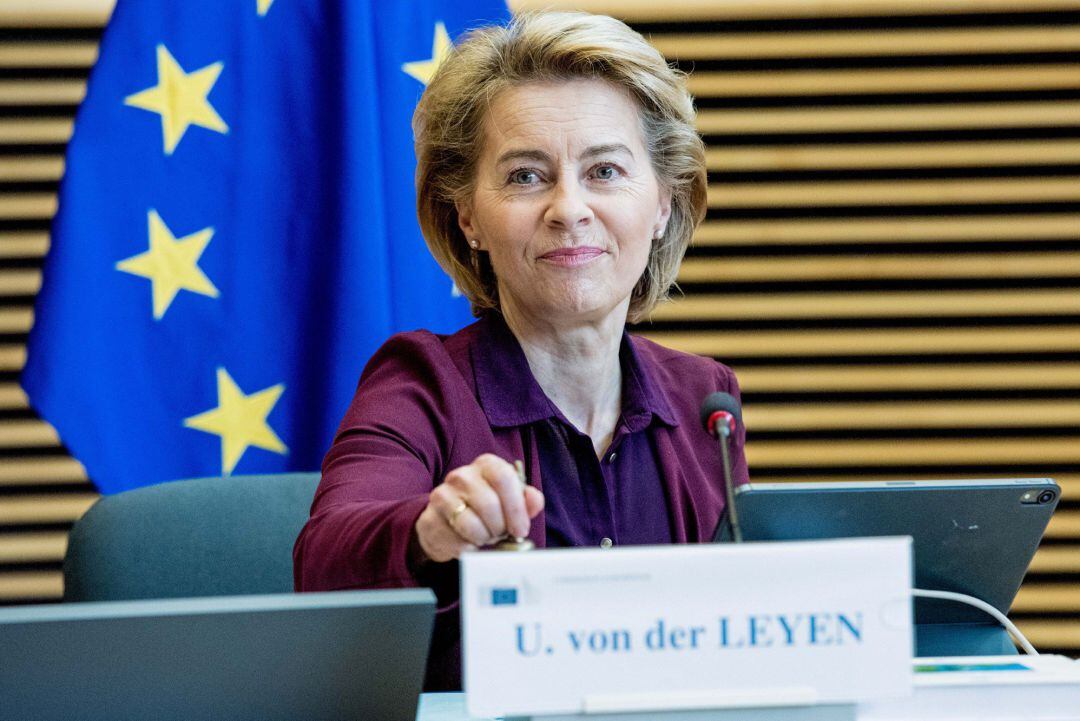 La presidenta de la Comisión Europea, Ursula von der Leyen.