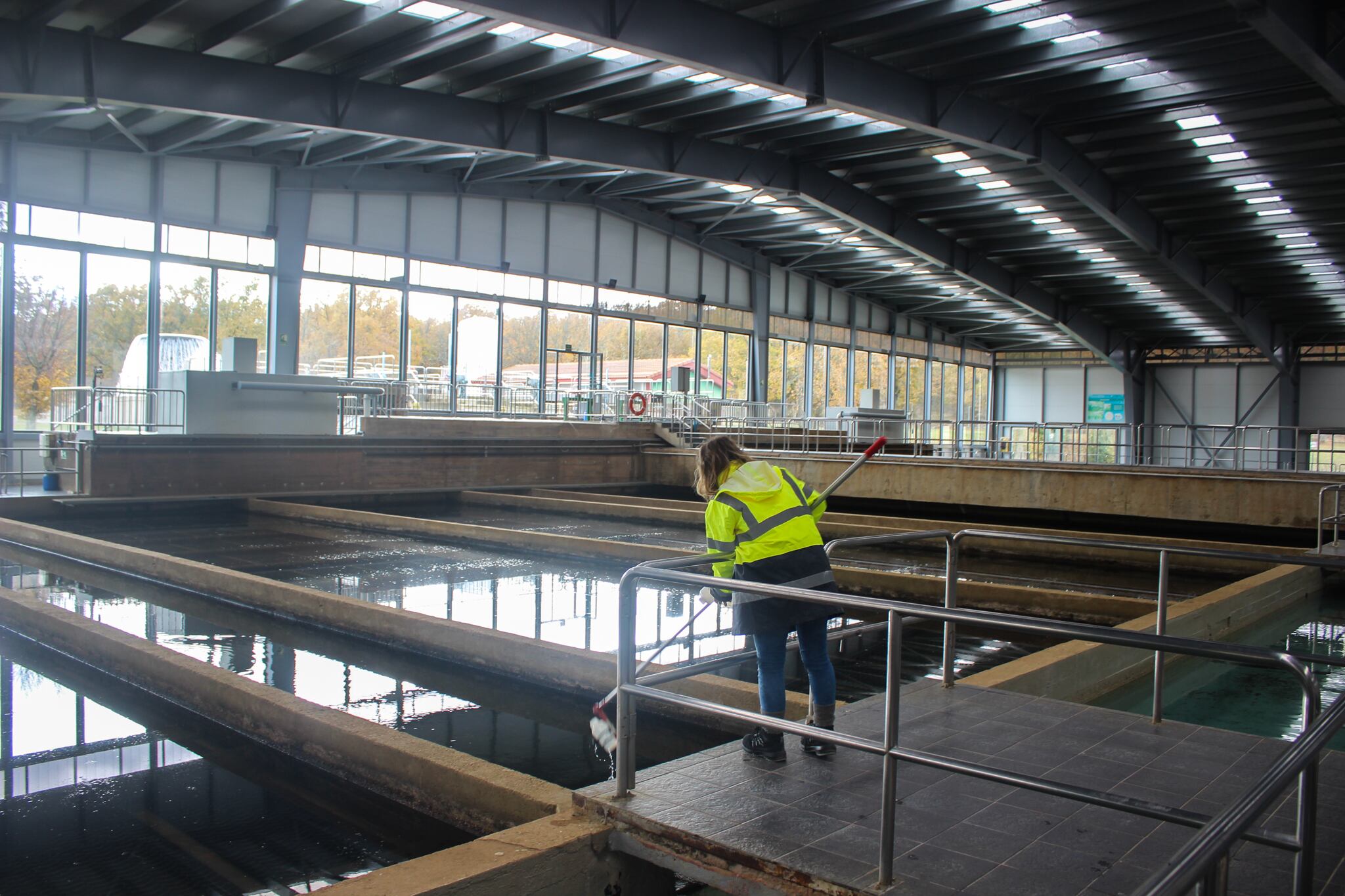 Estación de Tratamiento de Aguas de Burgos en Villalonquéjar. / Foto: Ayuntamiento de Burgos