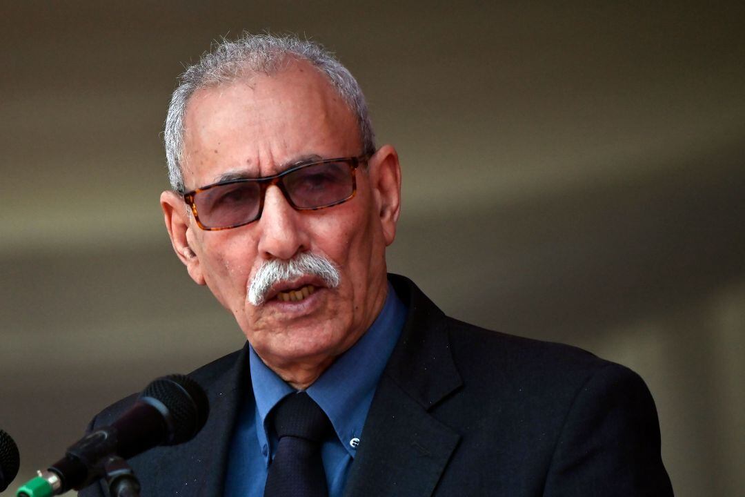 El líder del Frente Polisario, Brahim Ghali (Archivo)