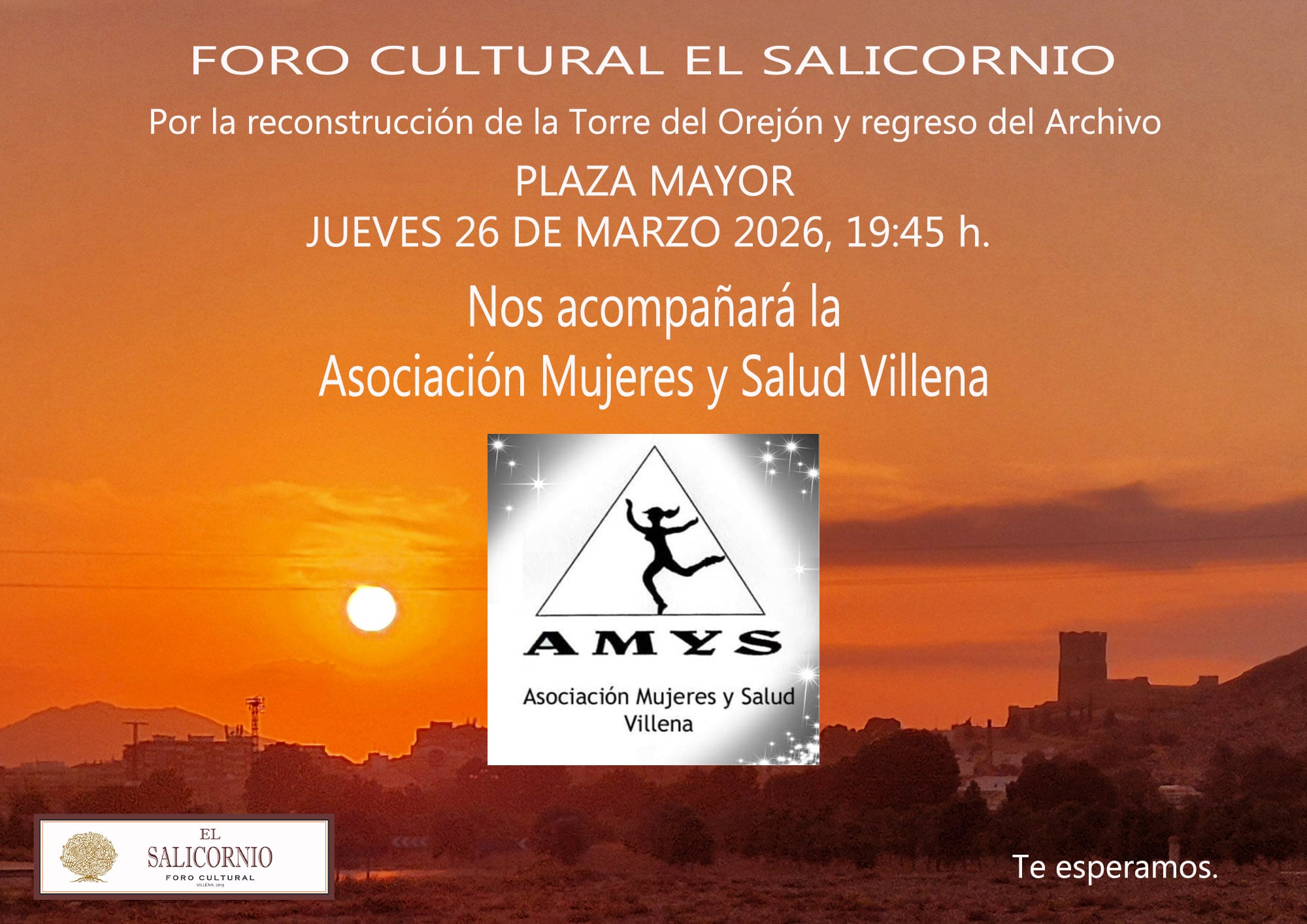 Cartel de la convocatoria de marzo