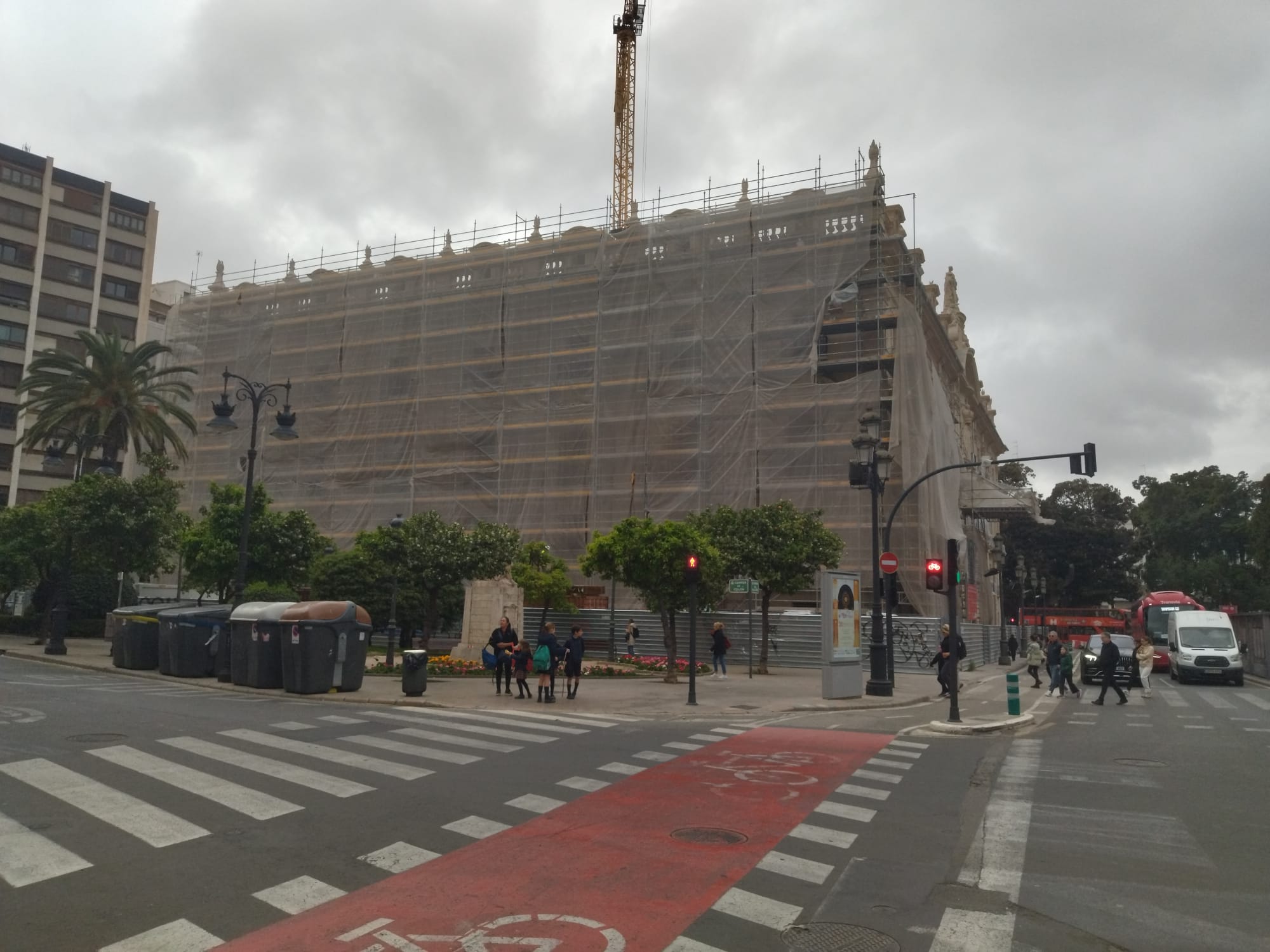 Obras del Palacio de Justicia de València, la sede del Tribunal Superior de Justicia de la Comunitat Valenciana.
