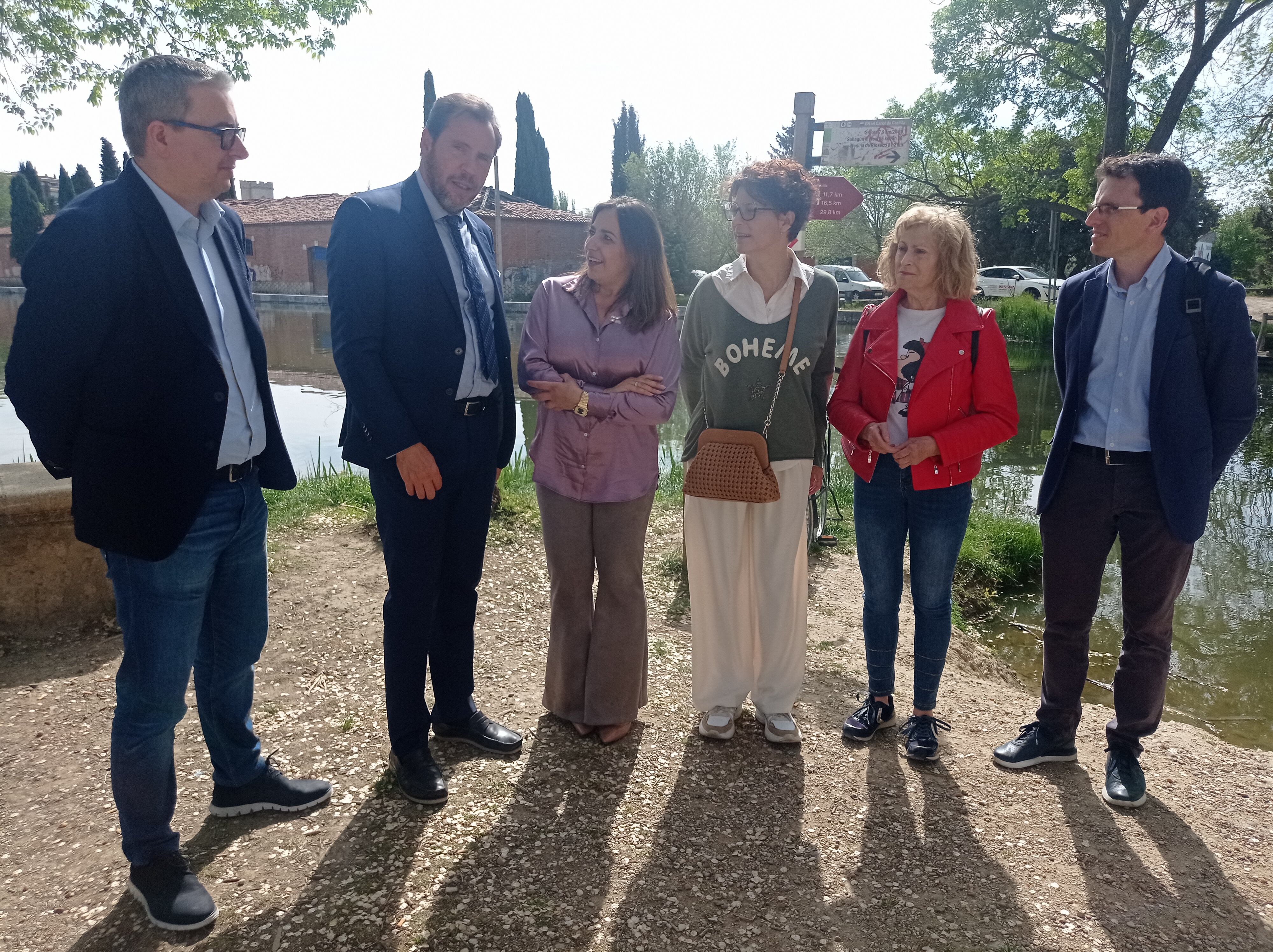 Imagen de archivo de la última visita de Óscar Puente a Palencia