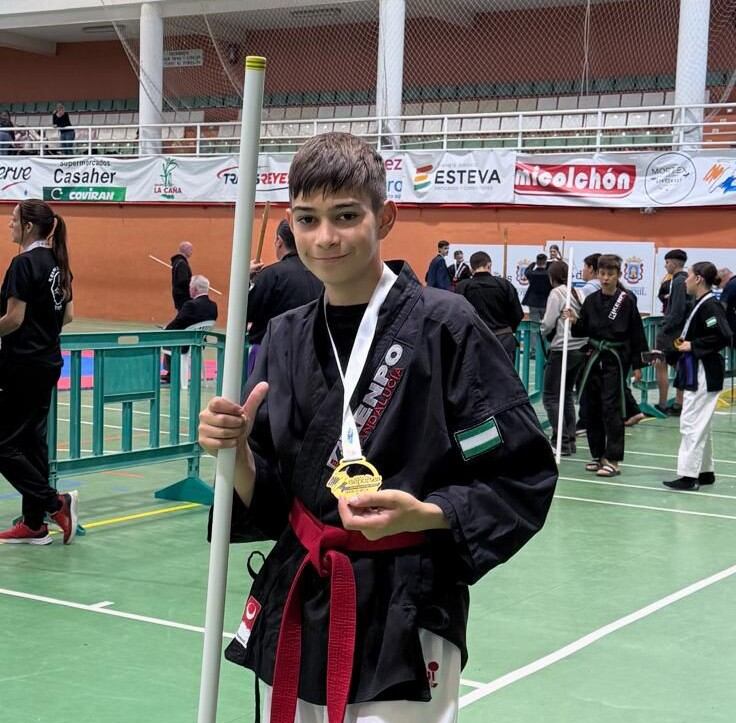 Ismael Molina Fernández, del Club Deportivo Kenpo Olivares de la Comarca del Rio Nacimiento.