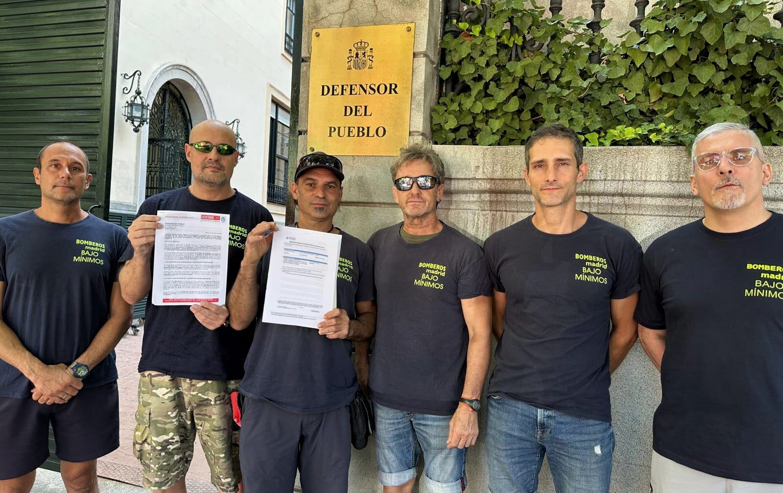 CC.OO en Bomberos del Ayuntamiento de Madrid denuncia ante Defensor del Pueblo la falta de efectivos