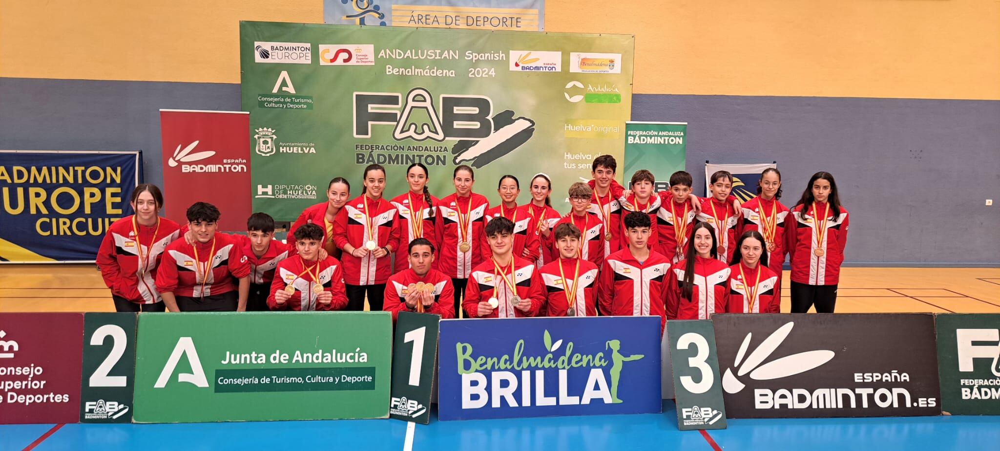 La quinta edición del Andalusian Benalmádena Spanish U17 & U15 Open de Bádminton concluyó con un espectáculo emocionante y victorioso para los jugadores españoles