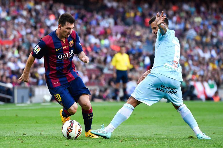 Javi Márquez, ante Messi 