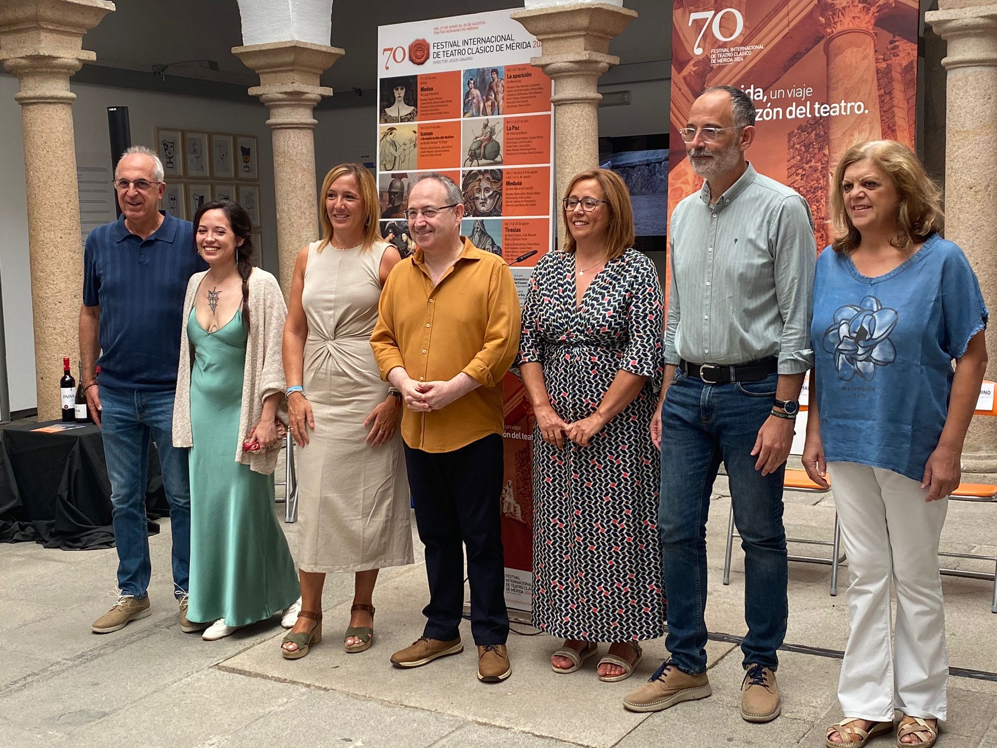 Presentación del Festival de Mérida en Cáparra