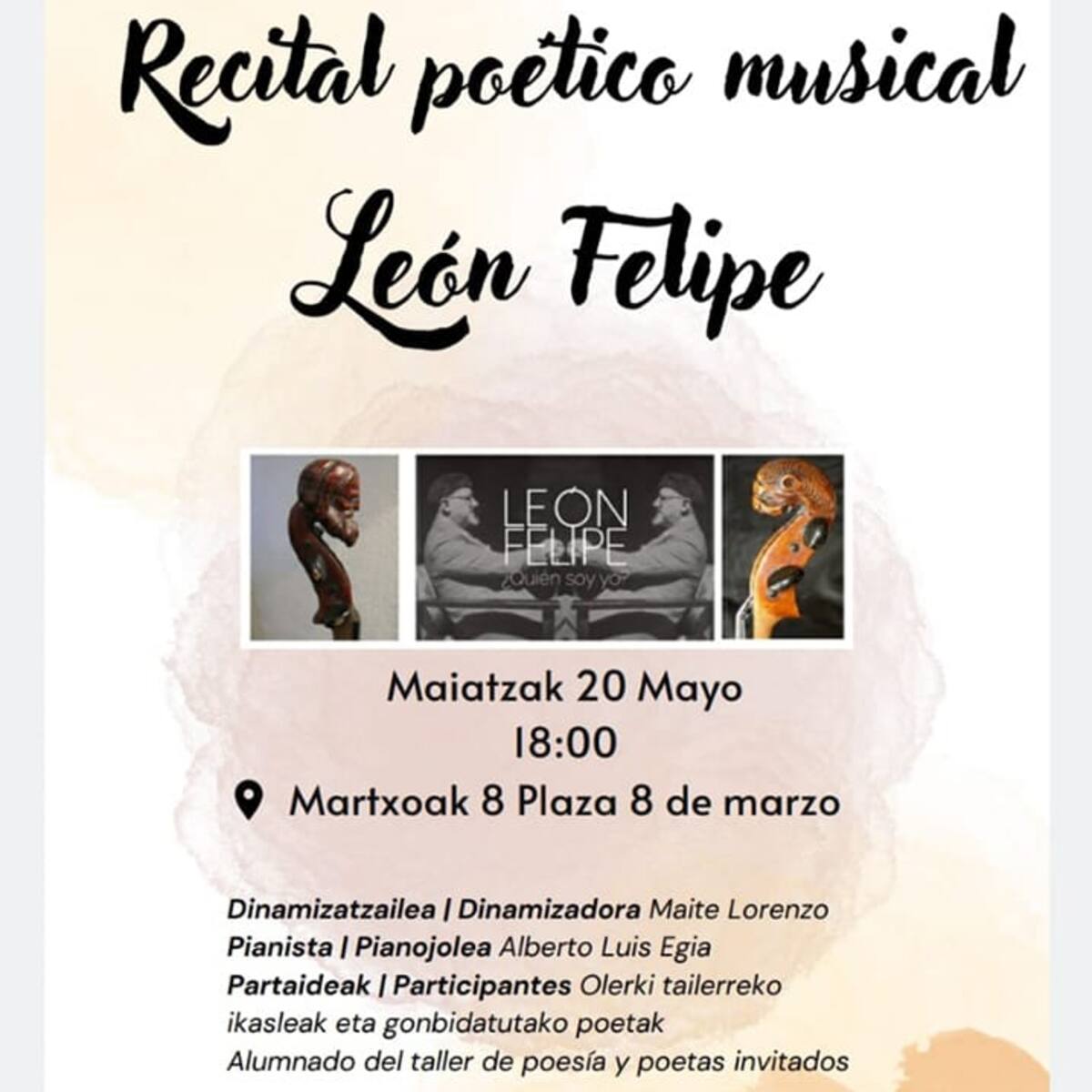 Ermua recita a León Felipe