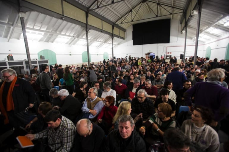 Una escena de las jornadas durante la mañana del jueves, que concentró a cientos de personas en el Centro Cultural Matadero de Madrid