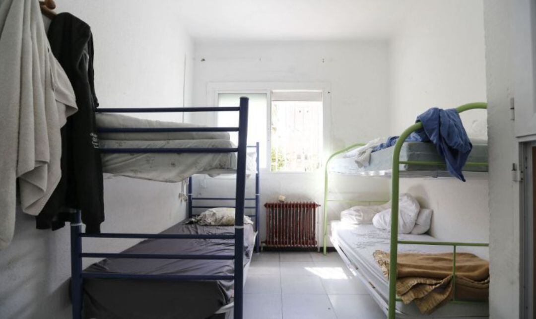 Imagen de un centro de acogida. Imagen de archivo