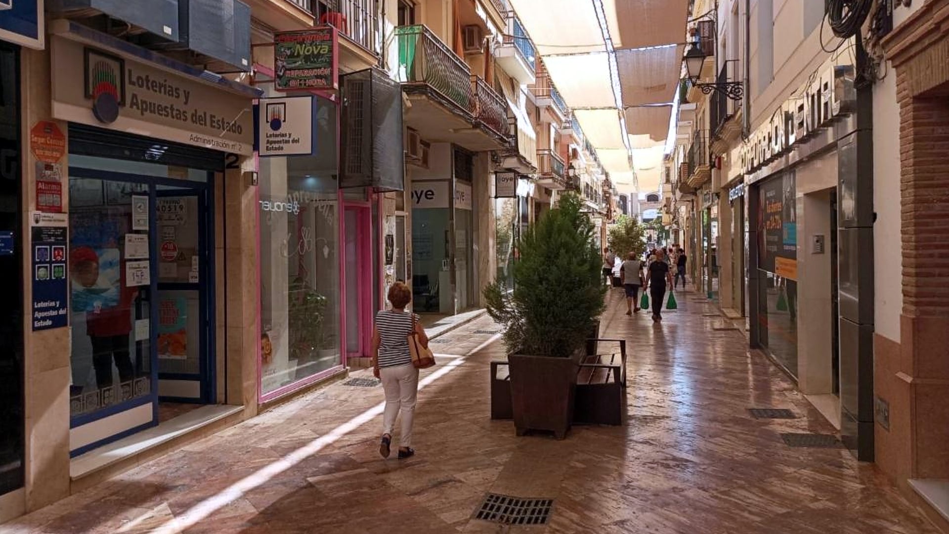 Administración de Loterías de la calle Duranes de Antequera