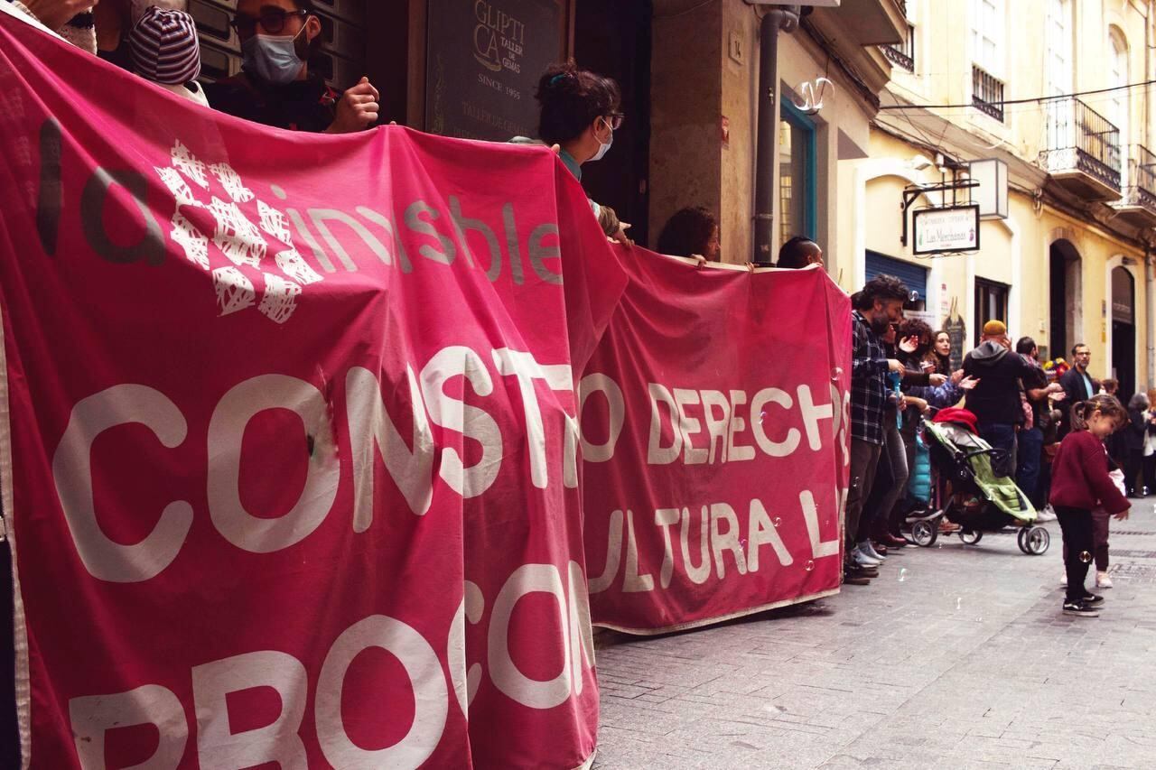 Cadena humana este sábado ante La Invisible en Málaga capital
