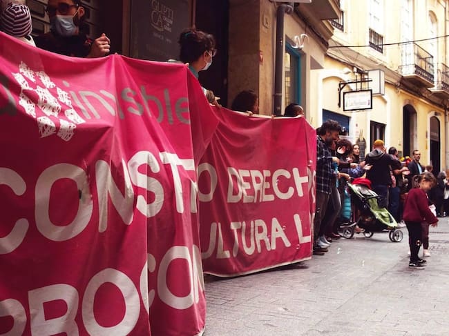 Cadena humana este sábado ante La Invisible en Málaga capital