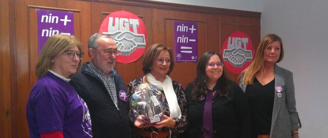 Entrega del premio 8M de UGT