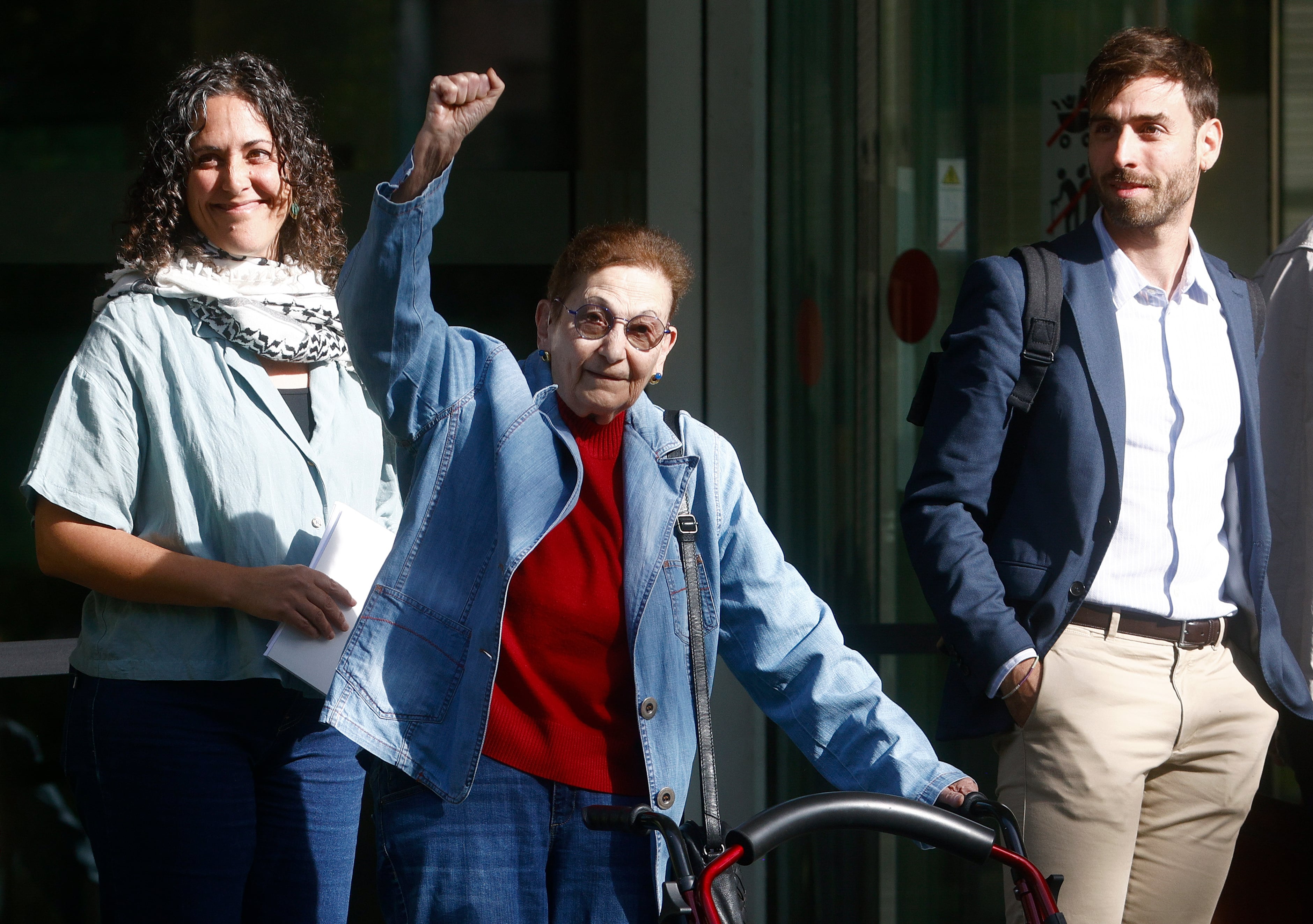L'activista de l'esquerra independentista Blanca Serra, que va denunciar tortures el 1977 a Via Laietana. EFE/ Quique García