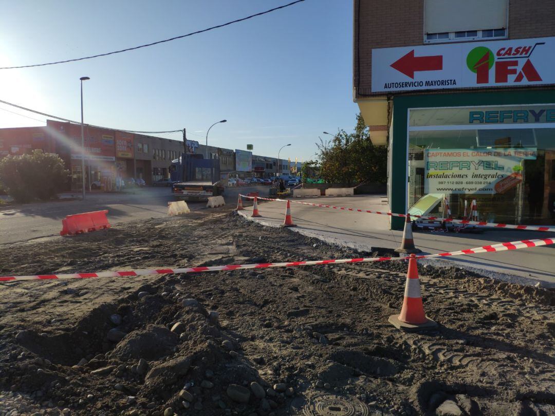 Zona bajo paralización cautelar