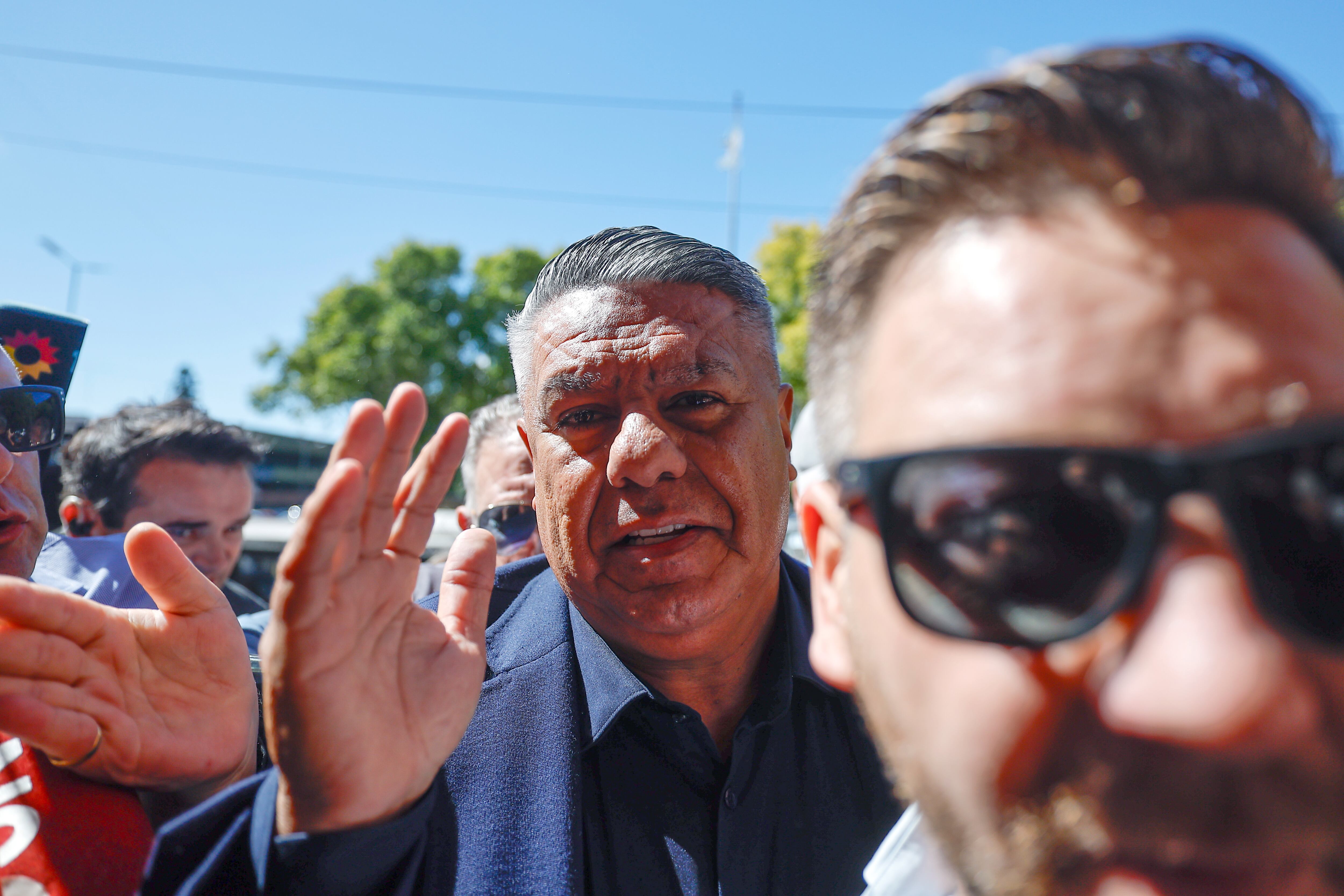 El presidente de la Asociación de Fútbol de Argentina (AFA), Claudio 'Chiqui' Tapia. EFE/ Juan Ignacio Roncoroni